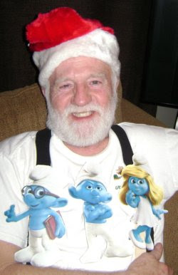 Grandpa Joe Wins Papa Smurf Look A Like