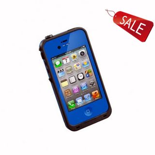 LifeProof 1001-06 Carrying Case for iPhone 4S/4 - 1 Pack - Retail Packaging - Blue/Black