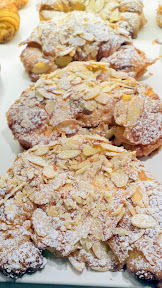 Almond Croissant, one of the many many delicious baked good pastries at Nuvrei Patisserie and Cafe