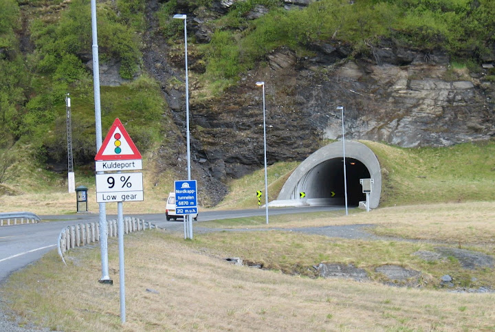 9% omlaag stukje vlak en 9% weer omhoog