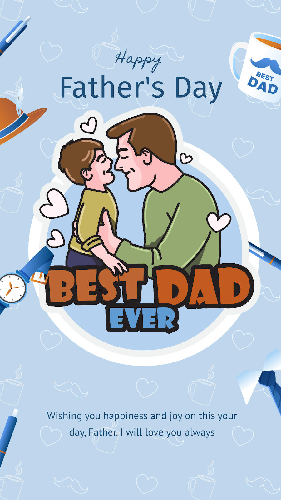 Instagram Story designed with Father's Day Sticker