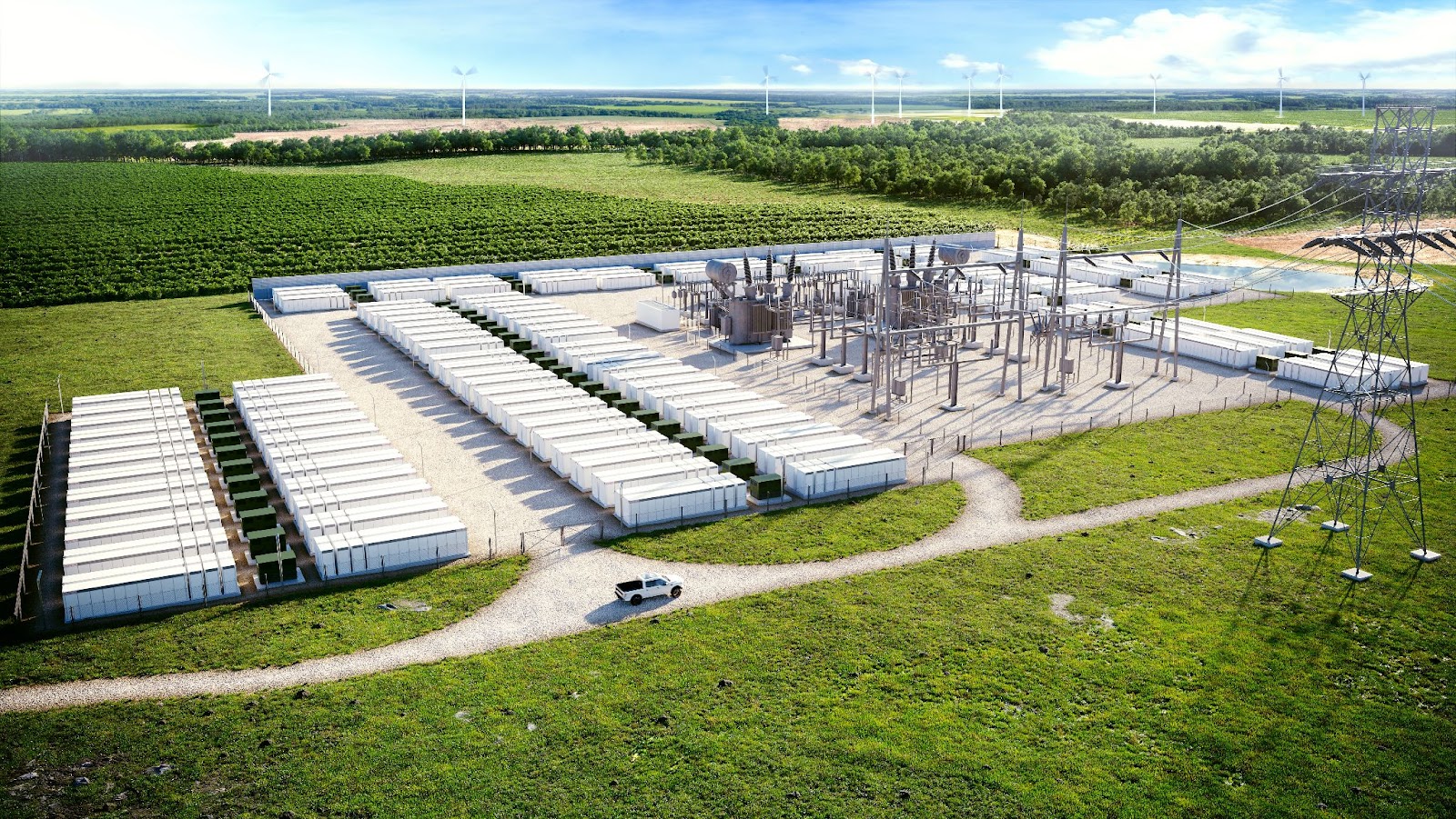 Developers of the upcoming Oneida Energy Storage project in Ontario, Canada, recently secured a battery supply deal for Tesla’s Megapack system. Image used courtesy of Oneida Energy Storage Limited Partnership