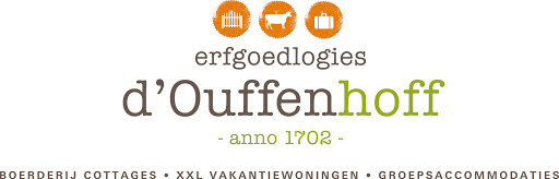 d'Ouffenhoff vakantiewoningen, XXL vakantiewoningen, groepsaccommodaties logo