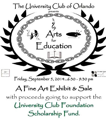  Art for Education at the University Club of Orlando