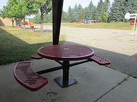 Picnic table dedicated in memory of Jack Foster 1998-2000