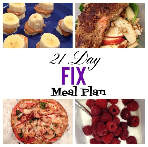 Crystal P Fitness and Food: 21 Day Fix Meal Plan Day 9