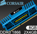 Corsair Vengeance DDR3 1866 Mhz 2x4GB