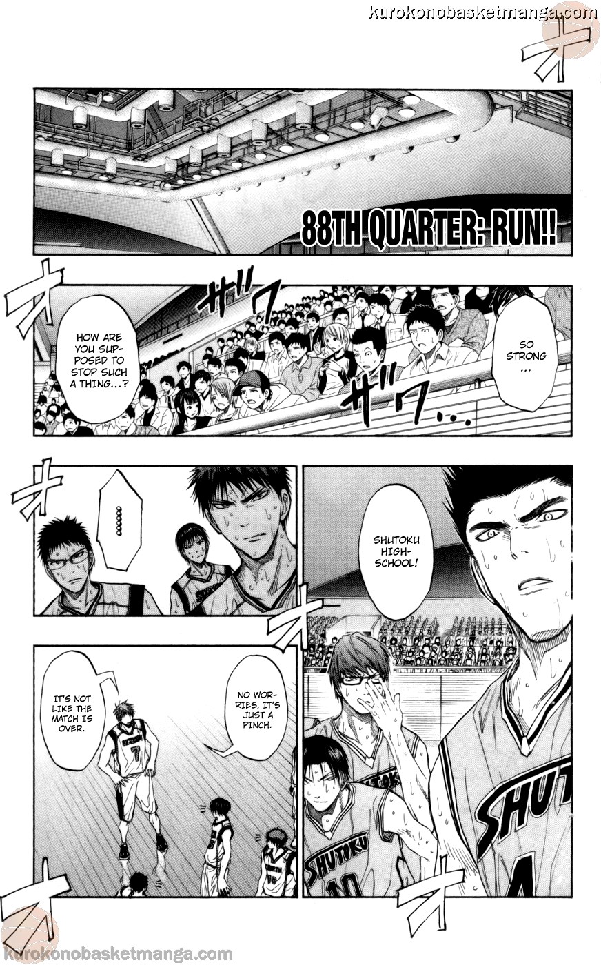 Kuroko no Basket Manga Chapter 88 - Image 01