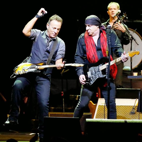 Singer Bruce Springsteen performs with the E Street Band during his concert in Cape Town, January 26, 2014. Singer Bruce Springsteen performs with the E Street Band during his concert in Cape Town, January 26, 2014.