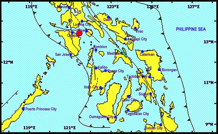 Oriental Mindoro quake