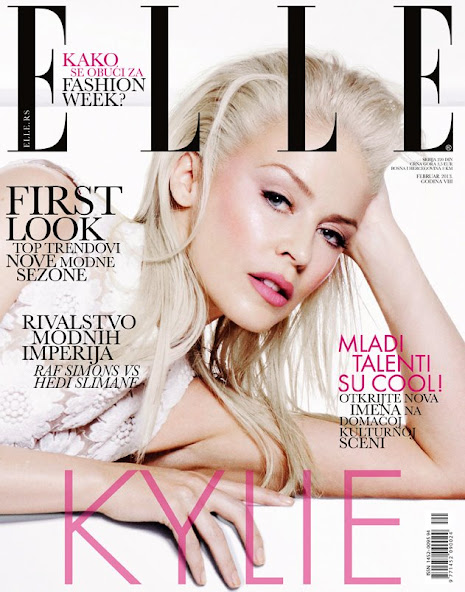 Elle Serbia Febrero 2013: Kylie Minogue by Cuneyt Akeroglu