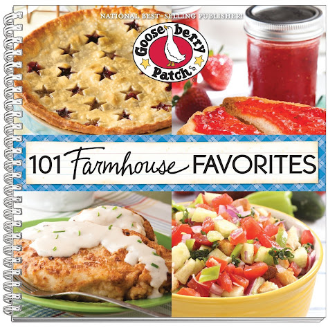 New Gooseberry Patch Cookbook "101 Farmhouse Favorites"