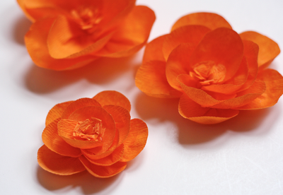Como fazer flor de papel crepom para decoração | Revista Artesanato