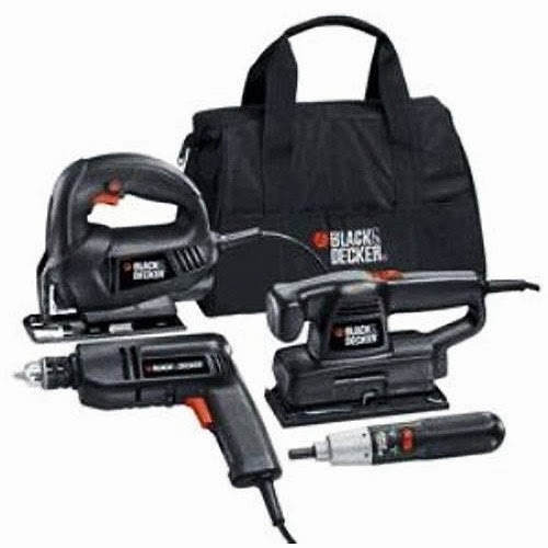 Black & Decker HPK-B 4 Tool Combo Kit with Carry Bag