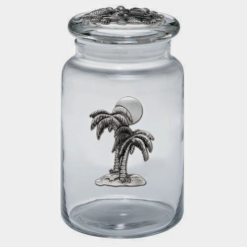  Palm Tree 26 oz. Storage Jar