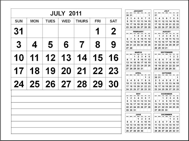 july 2011 calendar template. Calendar 2011 July :