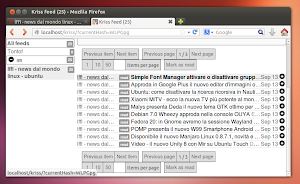 KrISS Feed in Ubuntu Linux KrISS Feed Ubuntu Linux