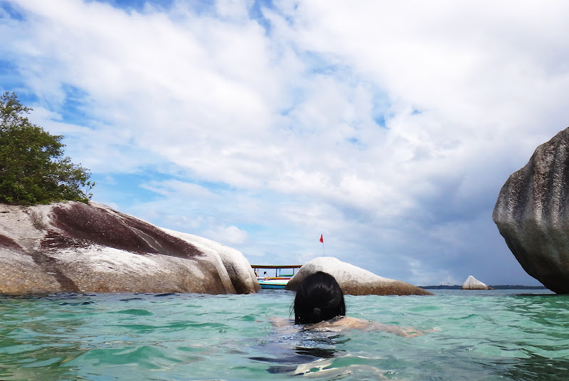 Swimming around Garuda Island