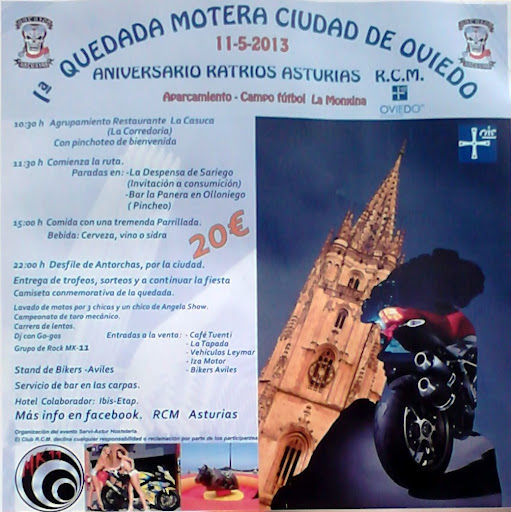I quedada motera ciudad de oviedo (11-05-13) Moto