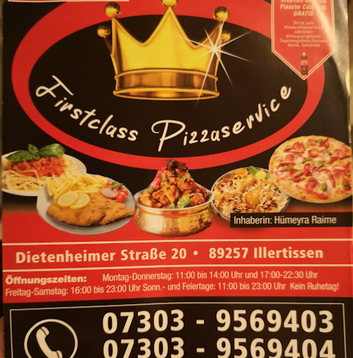 FirstClass Pizza Service logo