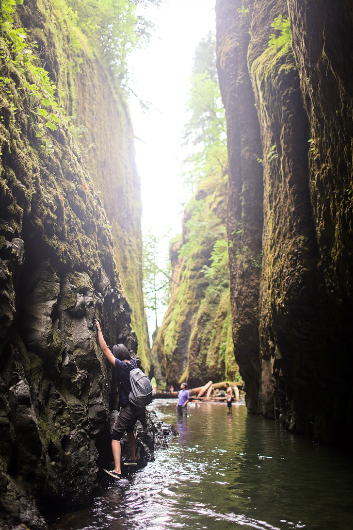 Oneonta Waterfall in Oregon // Best Hikes in Oregon.
