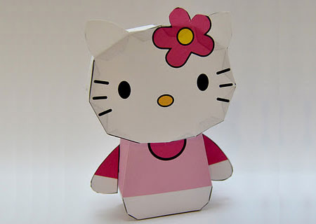 2012 Hello Kitty Paper Toy