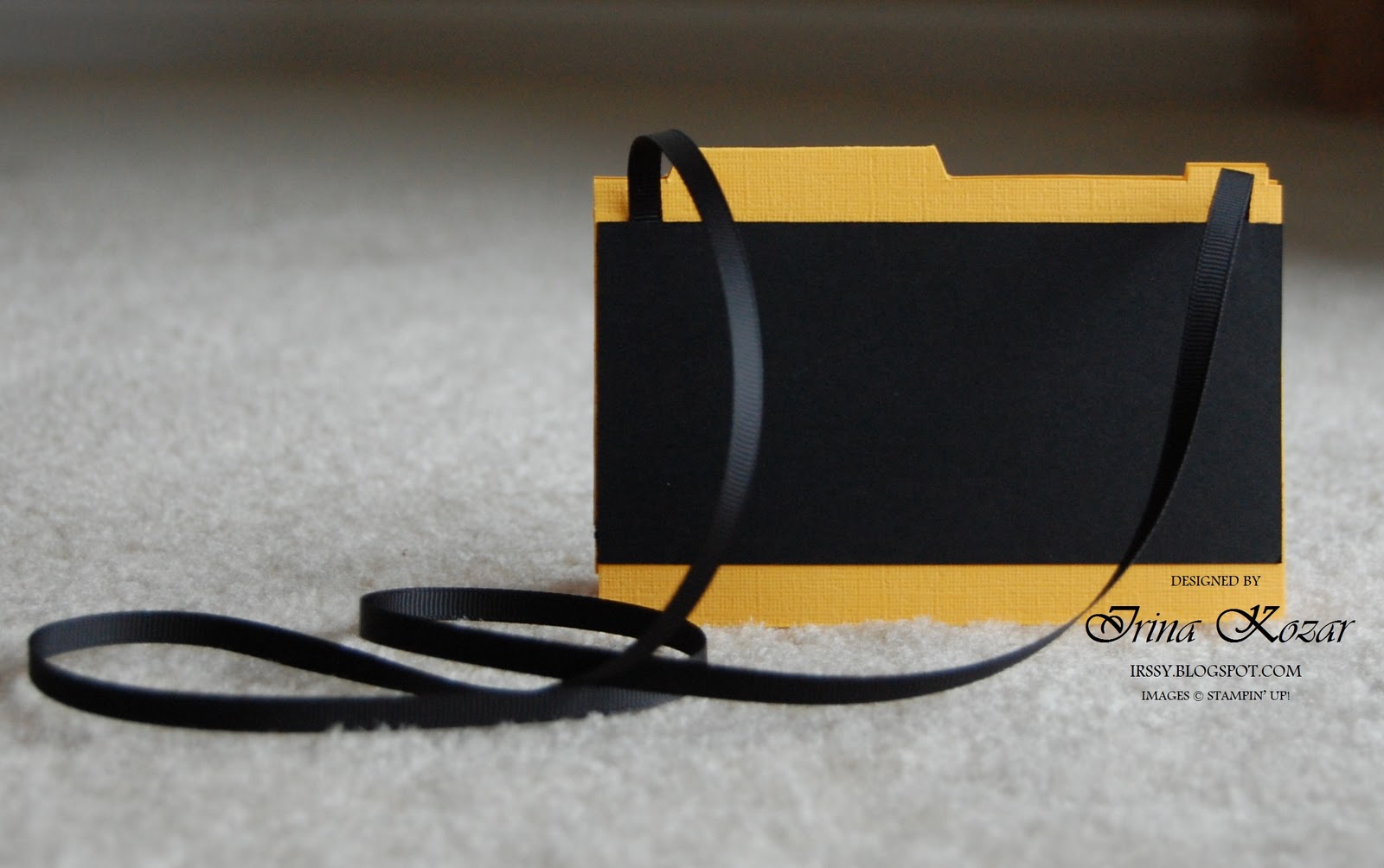 Stampin' with Irina: Camera Card Tutorial