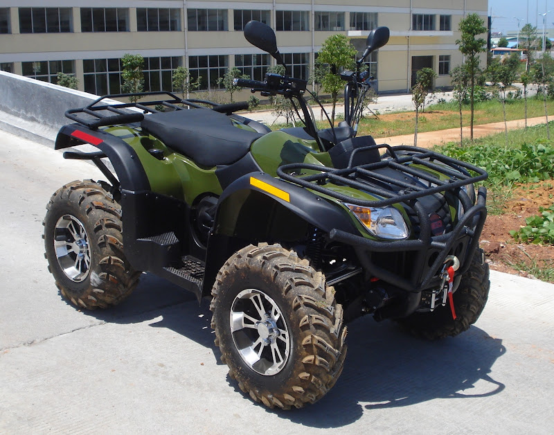 500cc 4wd Rubicon ATV Farm 4x4 Quad Bike Green