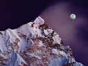 Ice Snowy Rocks Mountains HD Background Wallpapers Widescreen High Resolutions 004