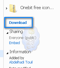  حزمة الأيقونات Onebit free icon set #1 من icojoy.com لأصحاب المواقع (المجموعة 1)  Skydrive-download-link