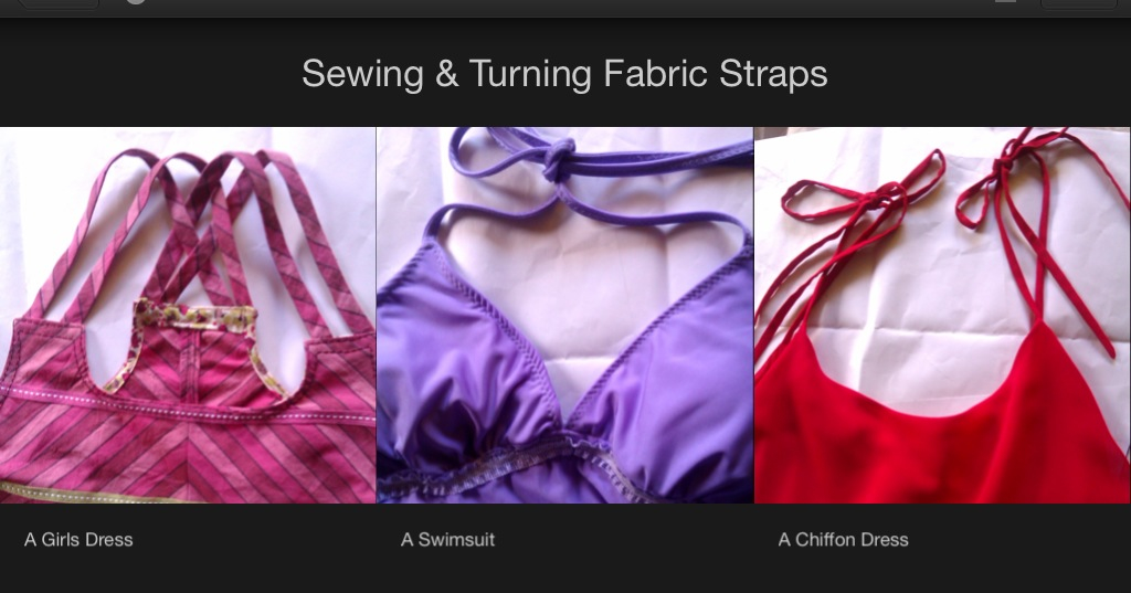 How to make Dress Straps 