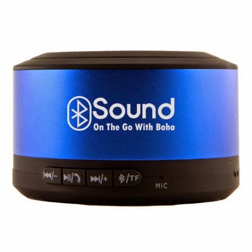  Sound by Boho Wireless Bluetooth Speaker with Hands Free + MP3 Player - Blue