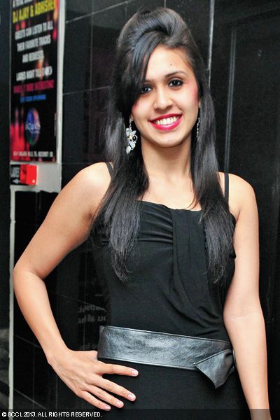 Priyanka at Abhiram Agarwal's bachelor's party, held recently at a city hotel.