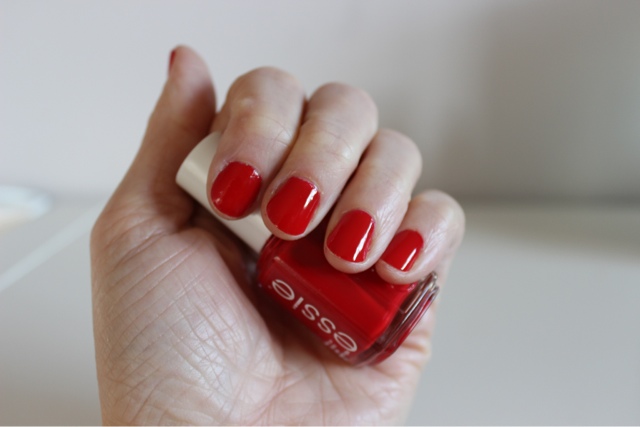 The Perfect Red Nail | Essie Russian Roulette - a little pop of coral.