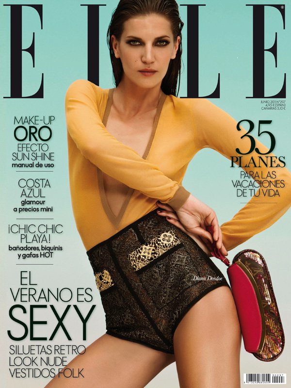 Diana Dondoe para Elle España junio 2011