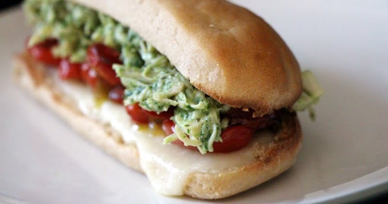 Finding Joy in My Kitchen: Chicken Pesto Sandwiches