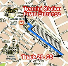 termini station rome map Reaching Rome S Main Sites By Public Transportation Rome Guide termini station rome map