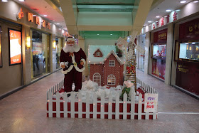 Christmas diorama at a mall in Putian, China