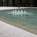 The fountain from Breakfast of Tiffany's