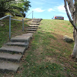 Steps on the southern side of Green (Laings) Point (256181)