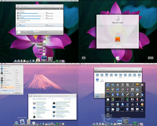 14 hình nền chính thức bắt mắt của Mac OS X Lion 