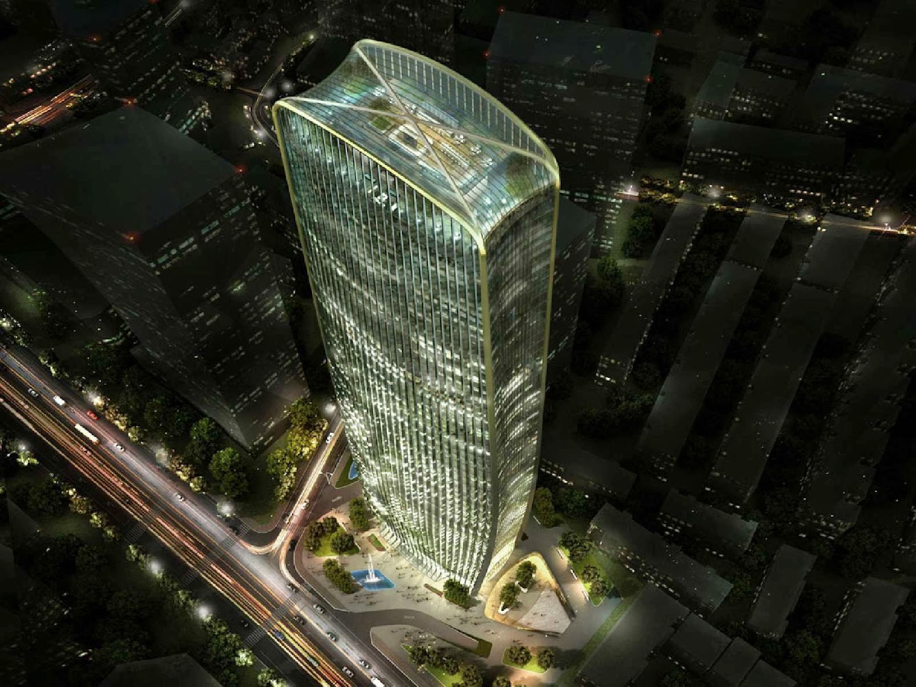 Taiyuan, Sciansi, Cina: Henn Wins Cenke Tower Competition