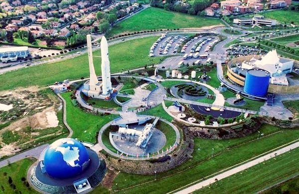 Vista aérea de la Ciudad del Espacio, Toulouse