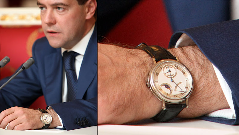 На какой руке носить часы мужские. Часы Медведева Брегет. Часы Путина Breguet. Blancpain часы Путина.