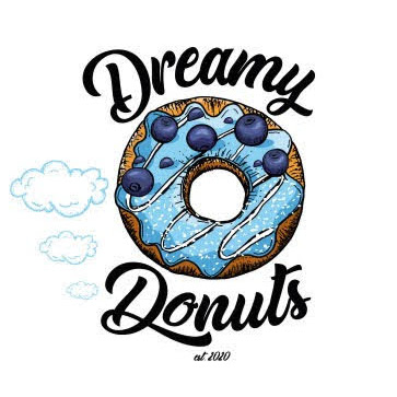Dreamy Donuts est. 2020 logo