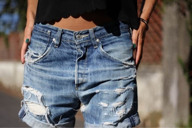 tendance mode été 2013  ripped jeans