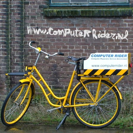 Computer Rider laptop reparatie Amsterdam logo