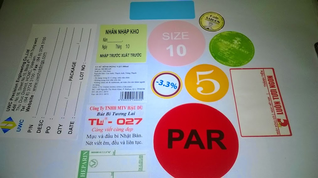 5. Decal màu