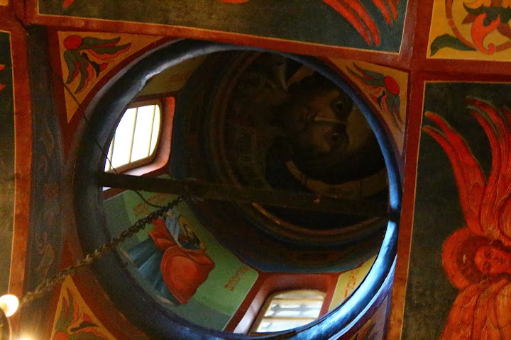 St Basil's Cathedral dome inside