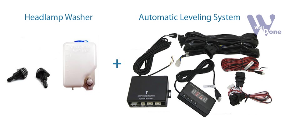 Auto Automatic Leveling system headlight ALS regulacion automatica de faros Xenon legal